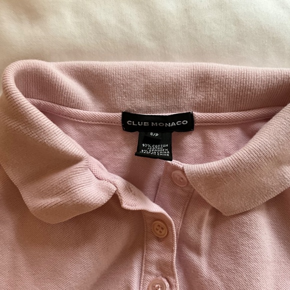 Women’s Club Monaco Pink Polo Shirt 🌸 - Picture 4 of 4